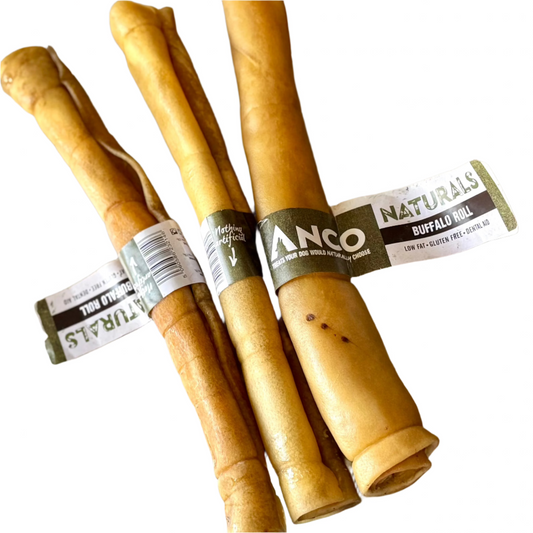 Buffalo Rolls - long lasting - natural dog treat