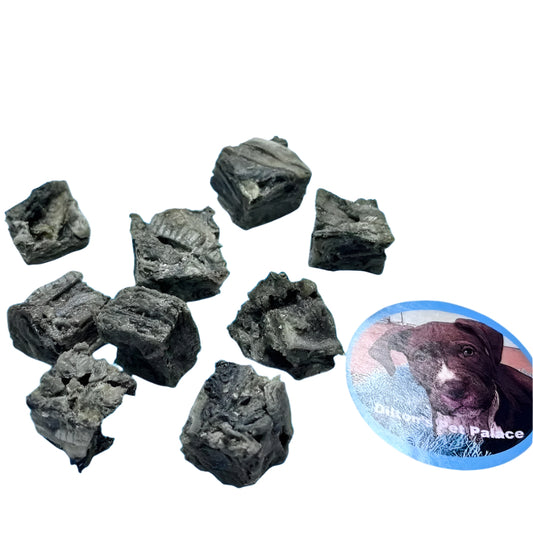 Fish skin cubes -  100g - natural dog treats