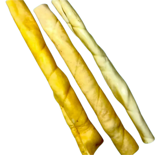 Beef Skin Rolls 30cm - Natural Long lasting dog chew